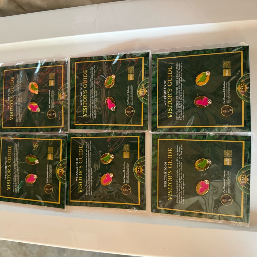 Set Of Six Wicked Pin Sets